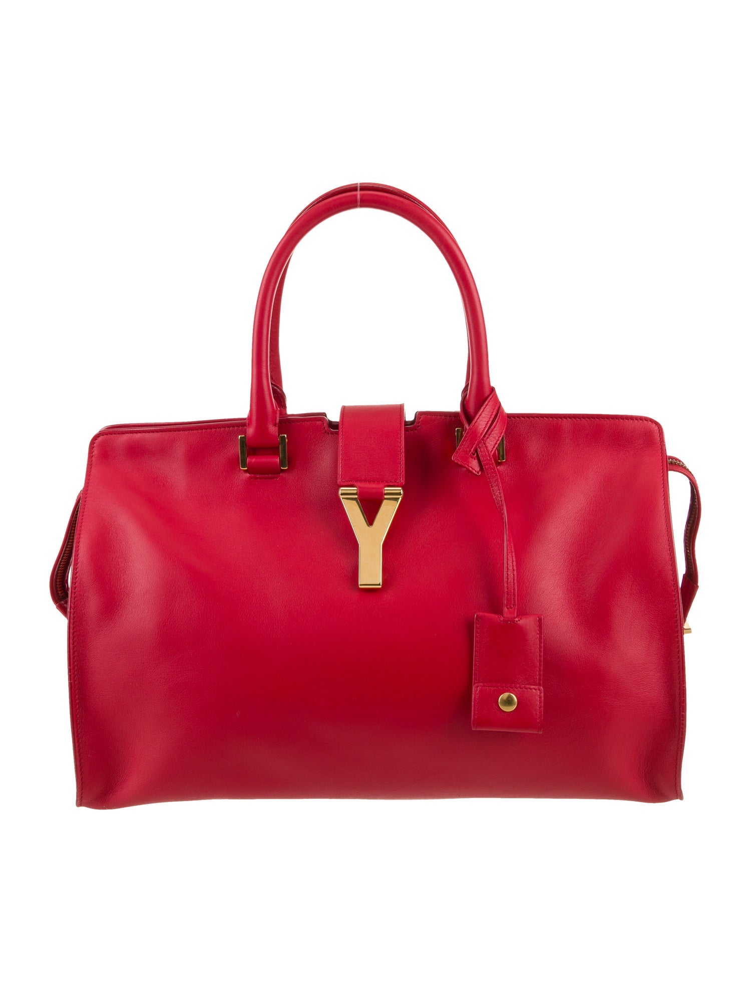 バッグ YSL Cabas Red Saint Laurent YSL Classic Red Tassel Satchel Cabas Bag | eBay