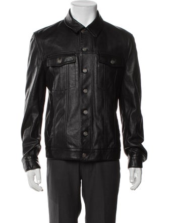 Saint Laurent 2022 Lambskin Trucker Jacket