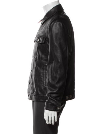 Saint Laurent 2022 Lambskin Trucker Jacket