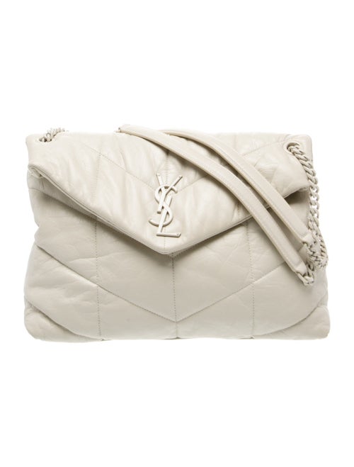 Saint Laurent Leather LouLou Puffer Medium