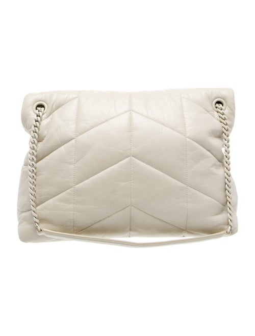 Saint Laurent Leather LouLou Puffer Medium