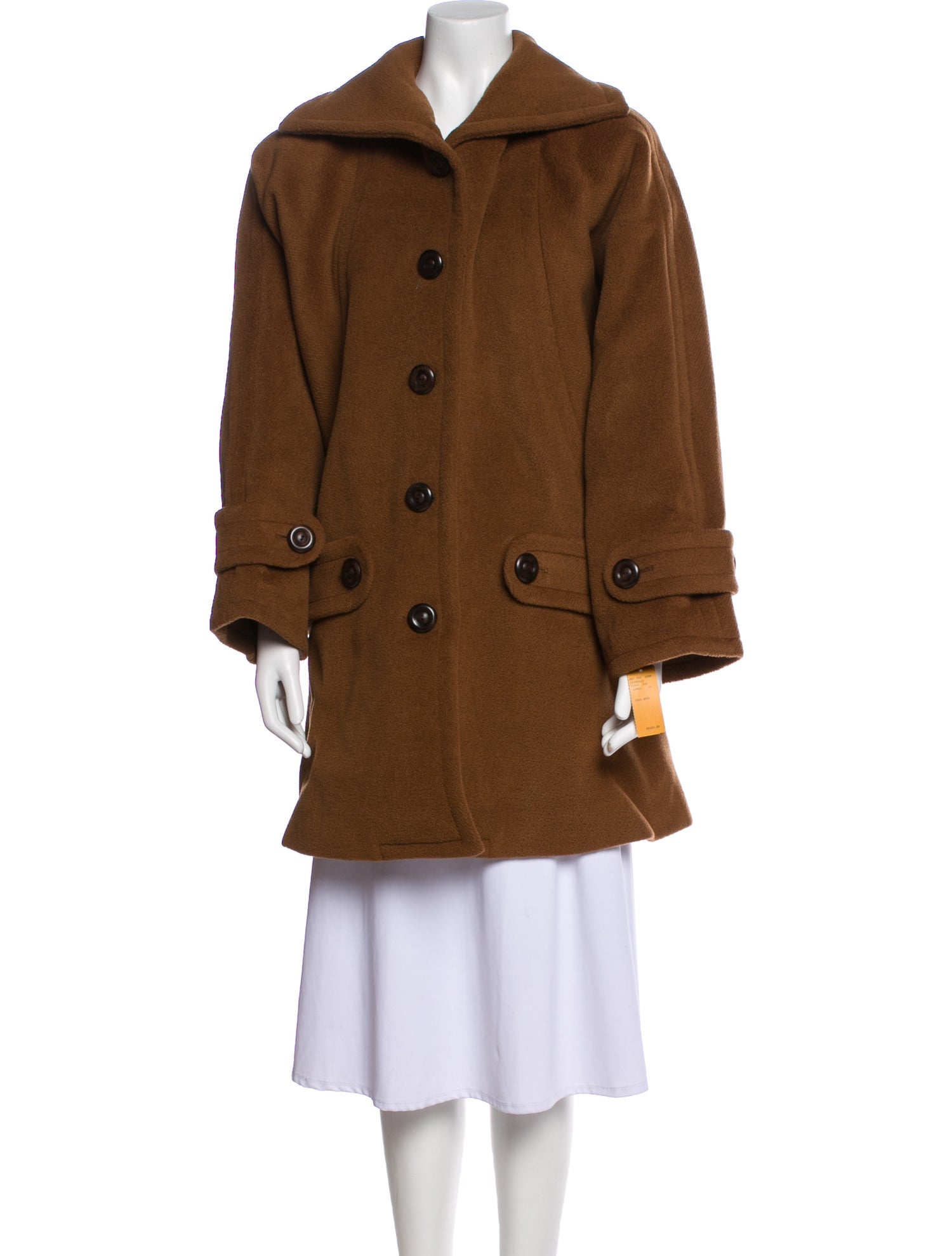 Yves Saint Laurent Rive Gauche Vintage 1988 Faux Fur Coat