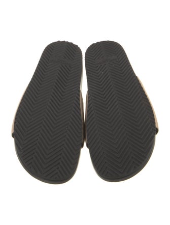 Saint Laurent Leather Slides