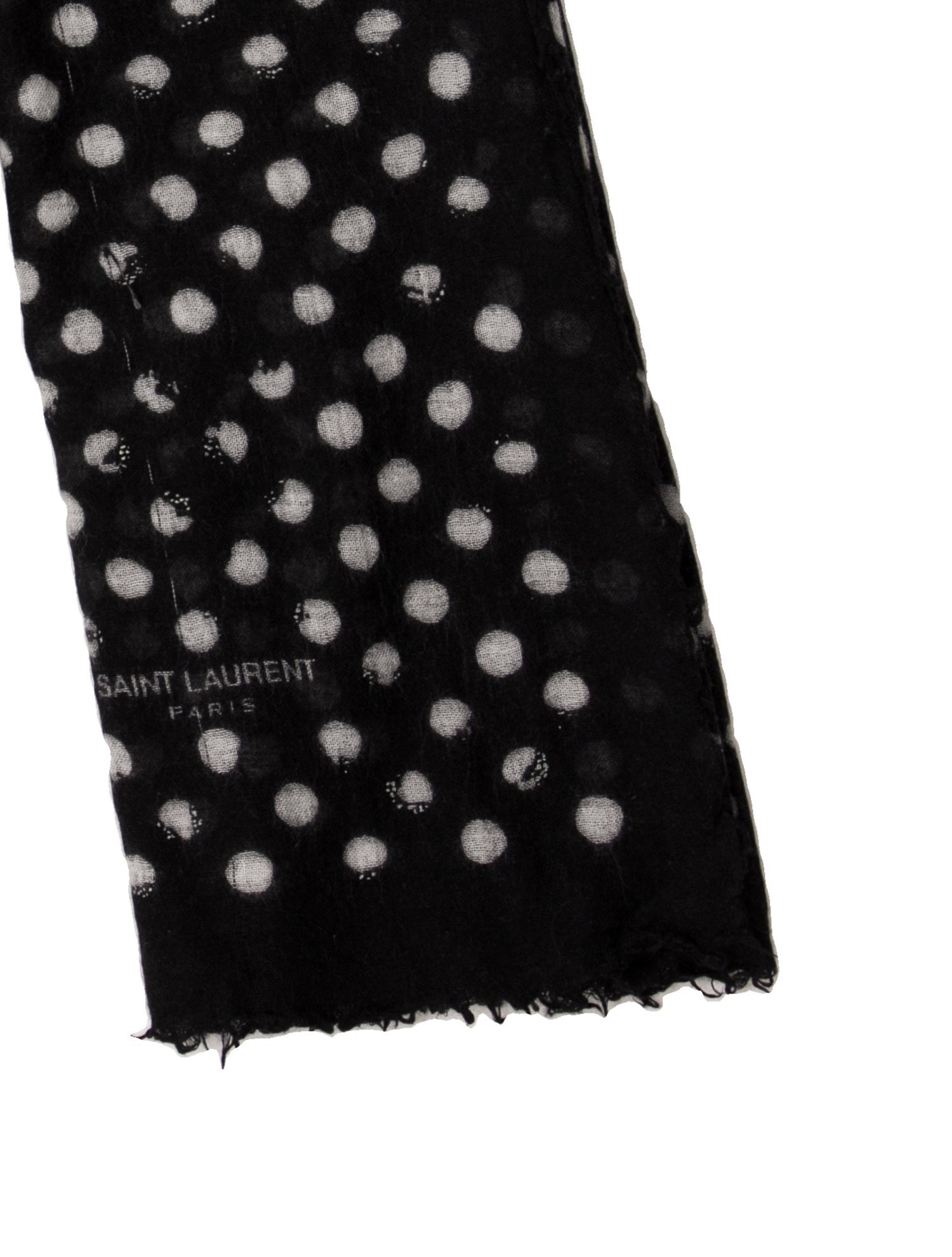 Saint Laurent Silk Printed Scarf