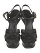 Saint Laurent Leather T-Strap Sandals