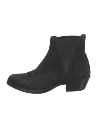 Saint Laurent Suede Chelsea Boots