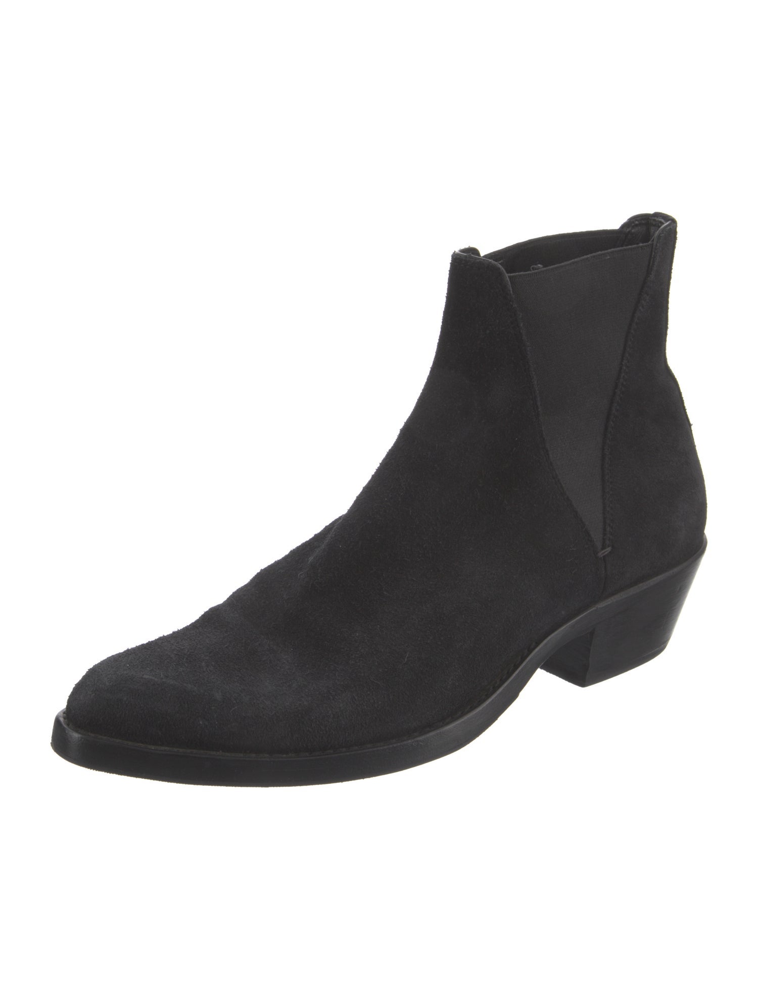 Saint Laurent Suede Chelsea Boots