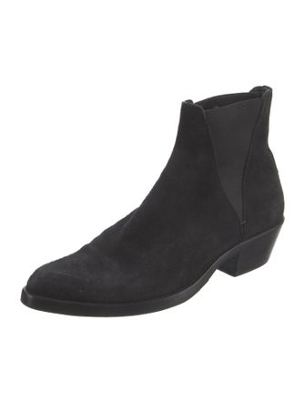 Saint Laurent Suede Chelsea Boots