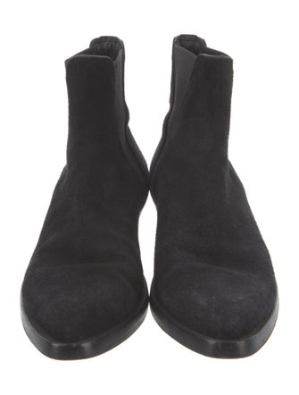 Saint Laurent Suede Chelsea Boots