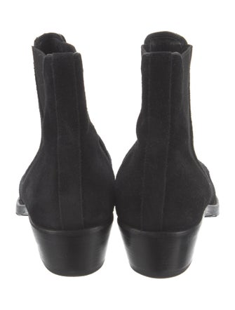 Saint Laurent Suede Chelsea Boots