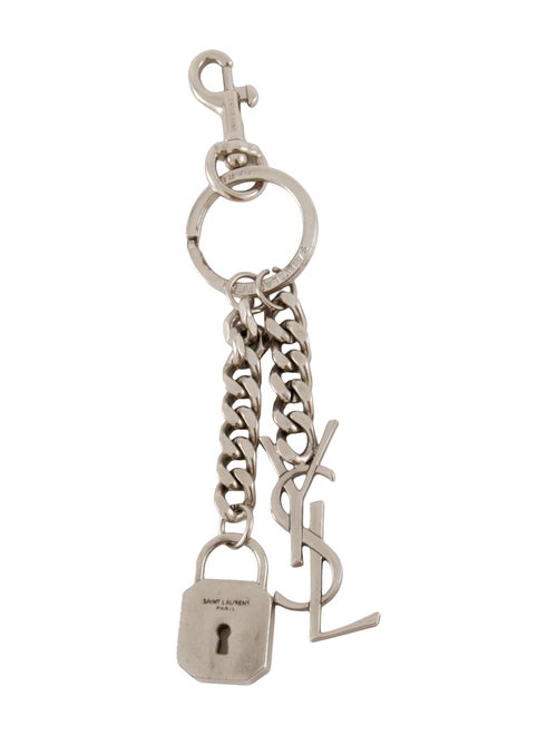 Saint Laurent Lock Keychain