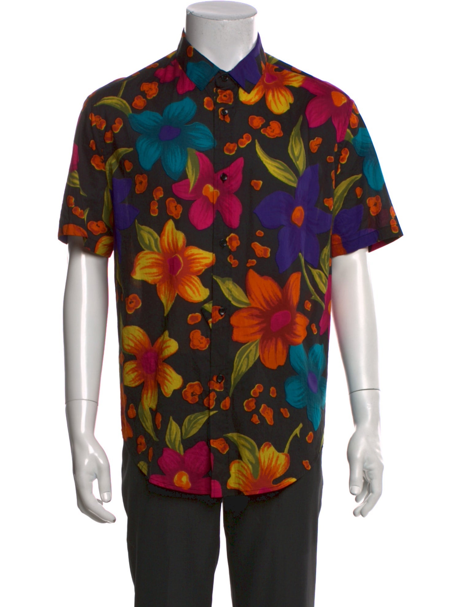 Saint Laurent 2021 Floral Print Shirt