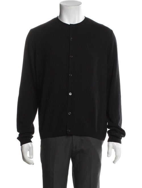 Saint Laurent Wool Crew Neck Cardigan