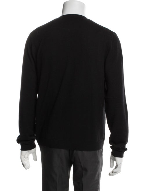 Saint Laurent Wool Crew Neck Cardigan