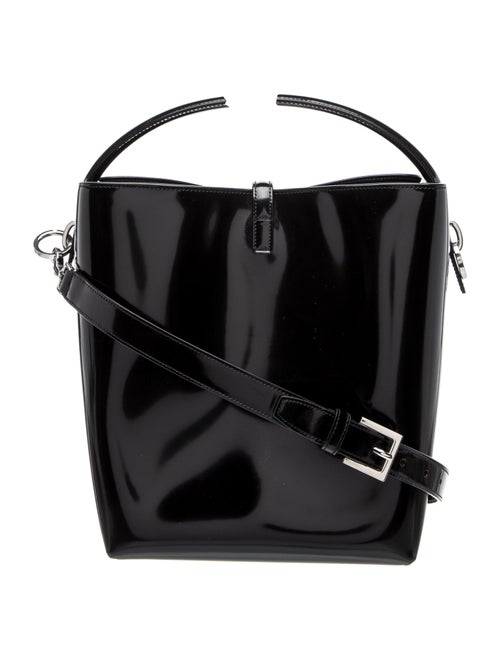 Saint Laurent Patent Leather Le 37 Bucket Bag 37