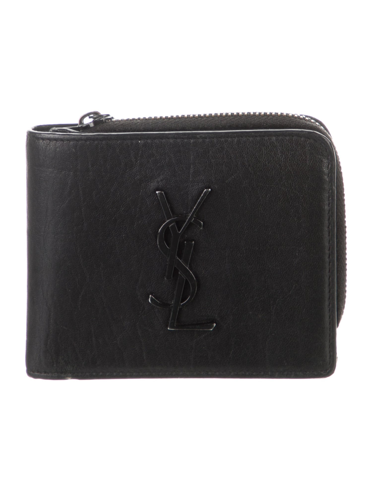 Saint Laurent Leather Compact Wallet