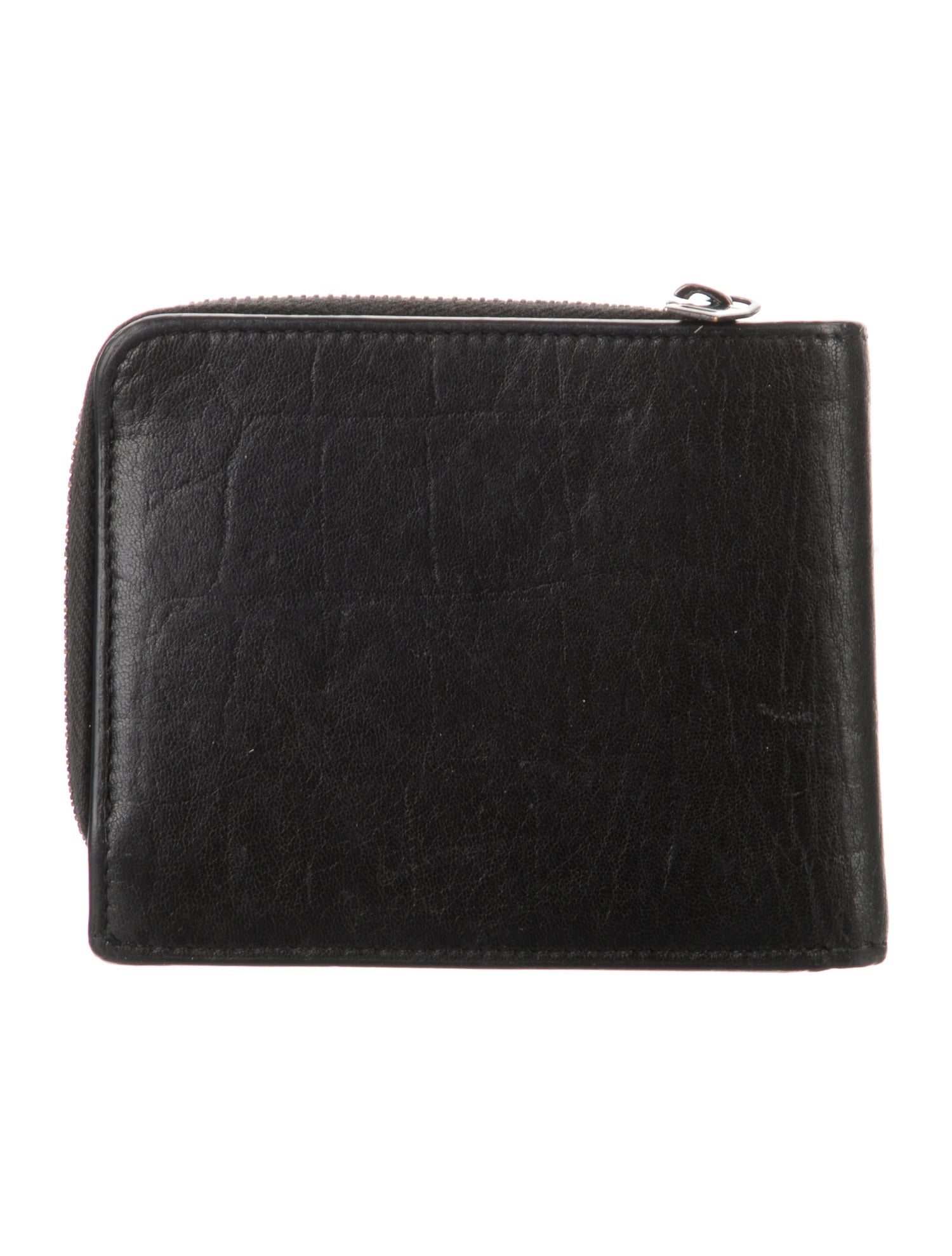Saint Laurent Leather Compact Wallet