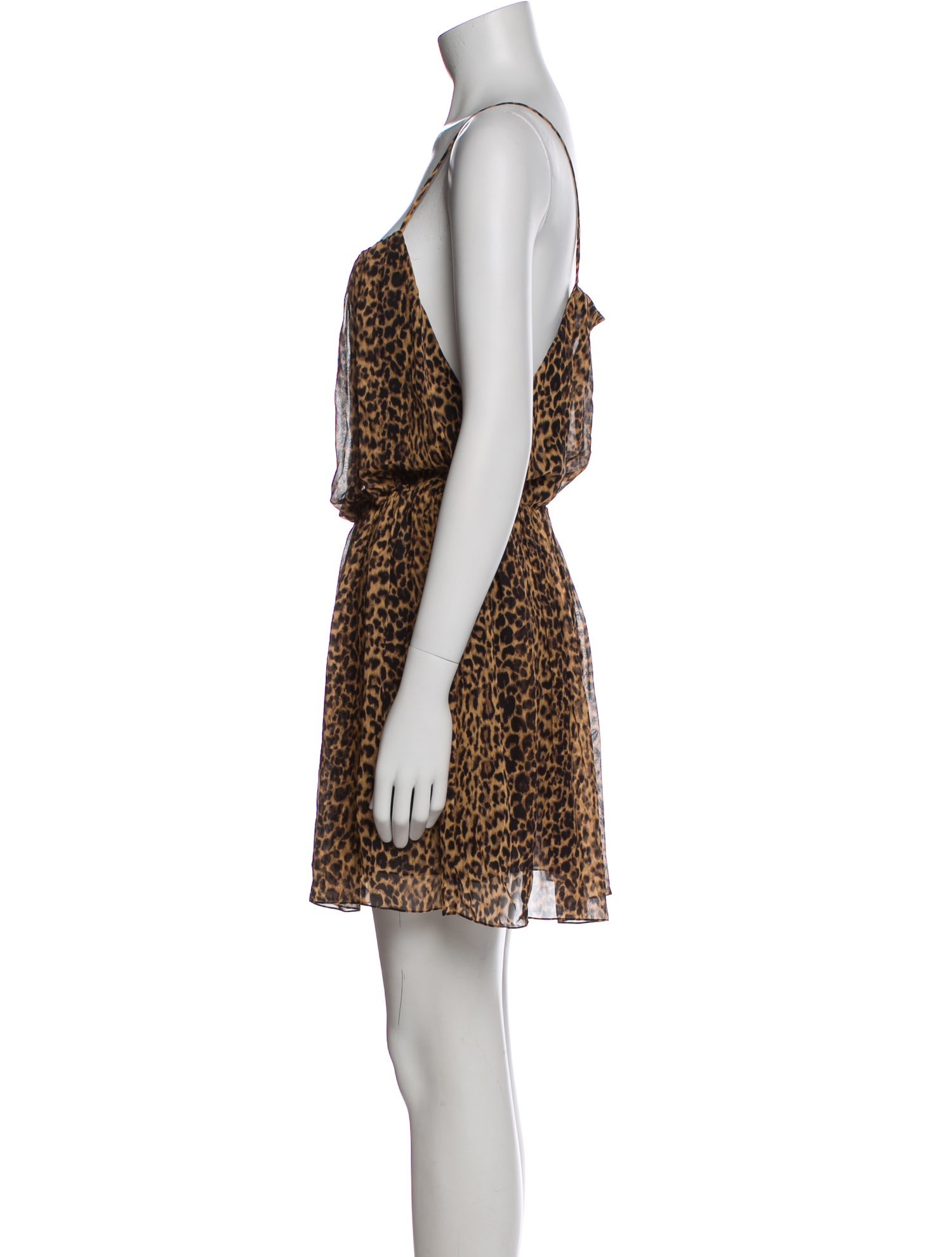 Saint Laurent Silk Mini Dress