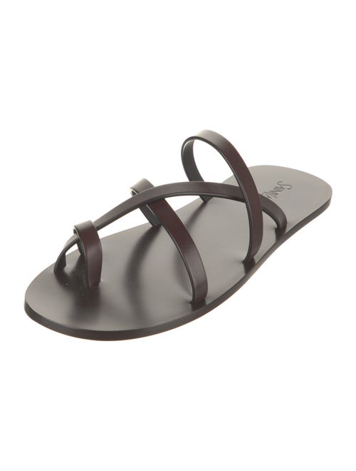 Saint Laurent Leather Slides