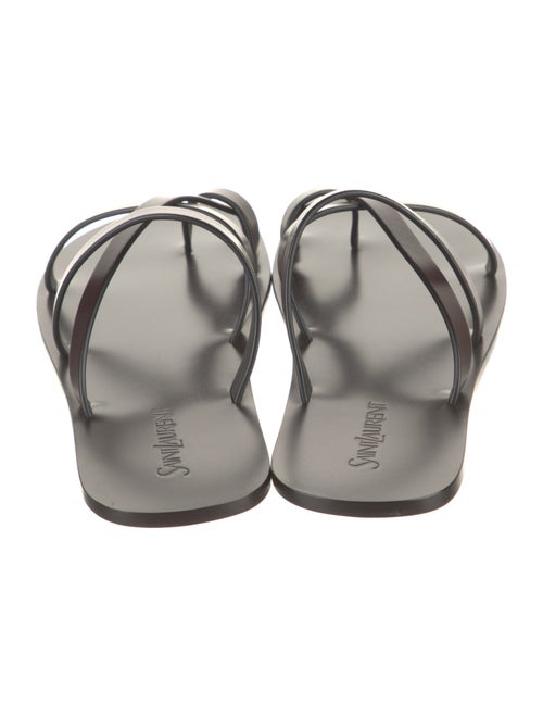 Saint Laurent Leather Slides