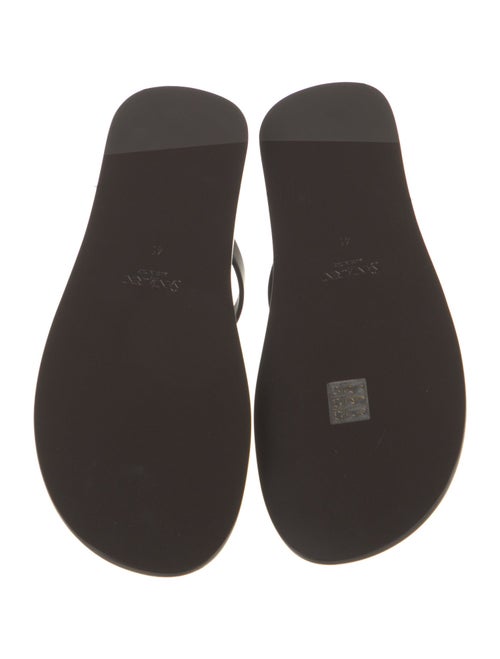 Saint Laurent Leather Slides