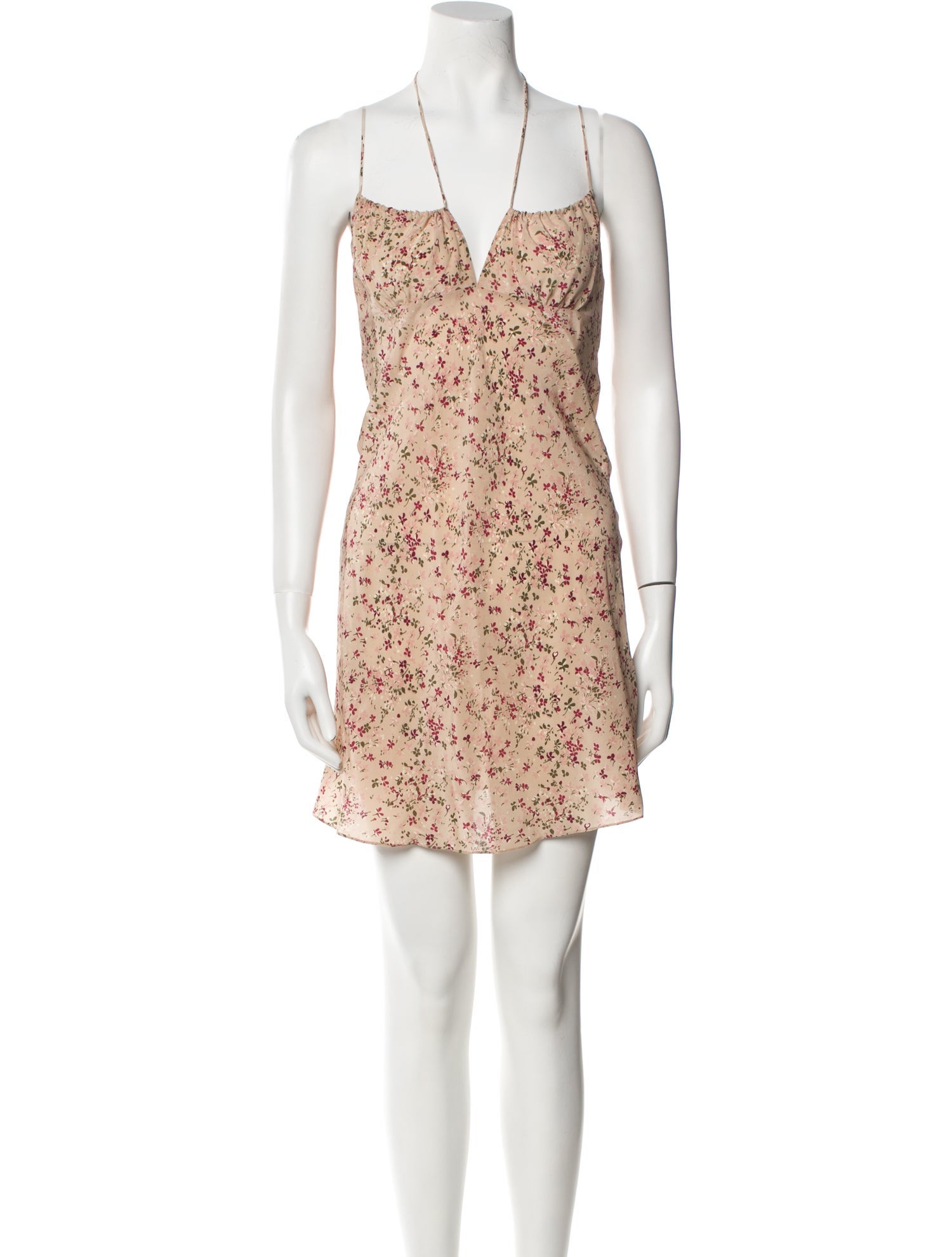 Saint Laurent Silk Mini Dress