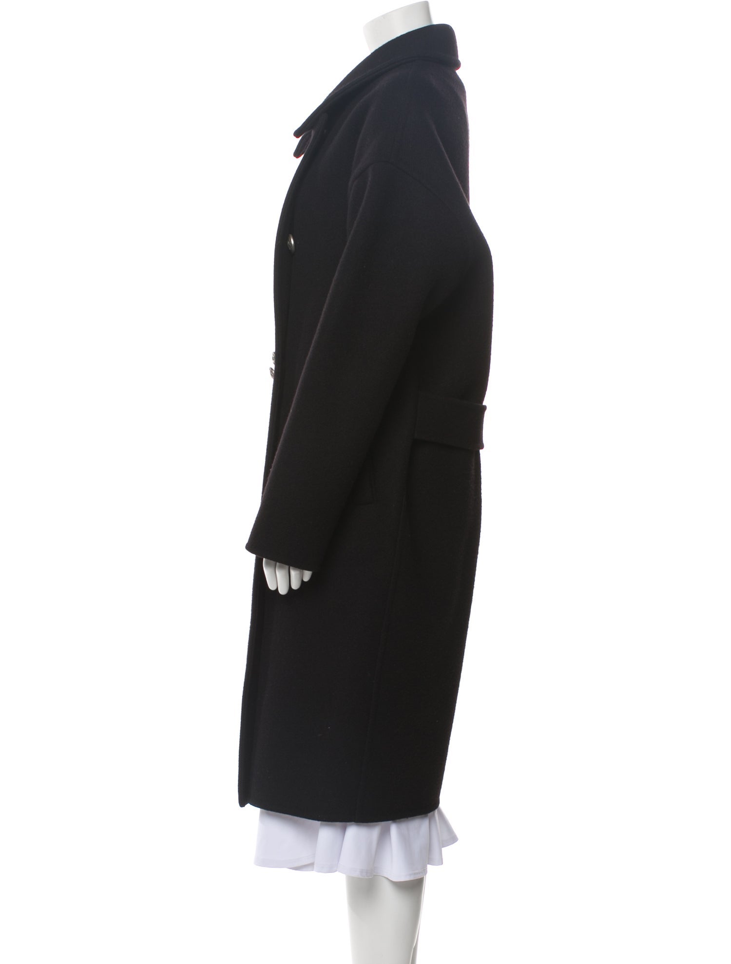 Saint Laurent Wool Peacoat