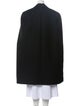 Saint Laurent Wool Cape