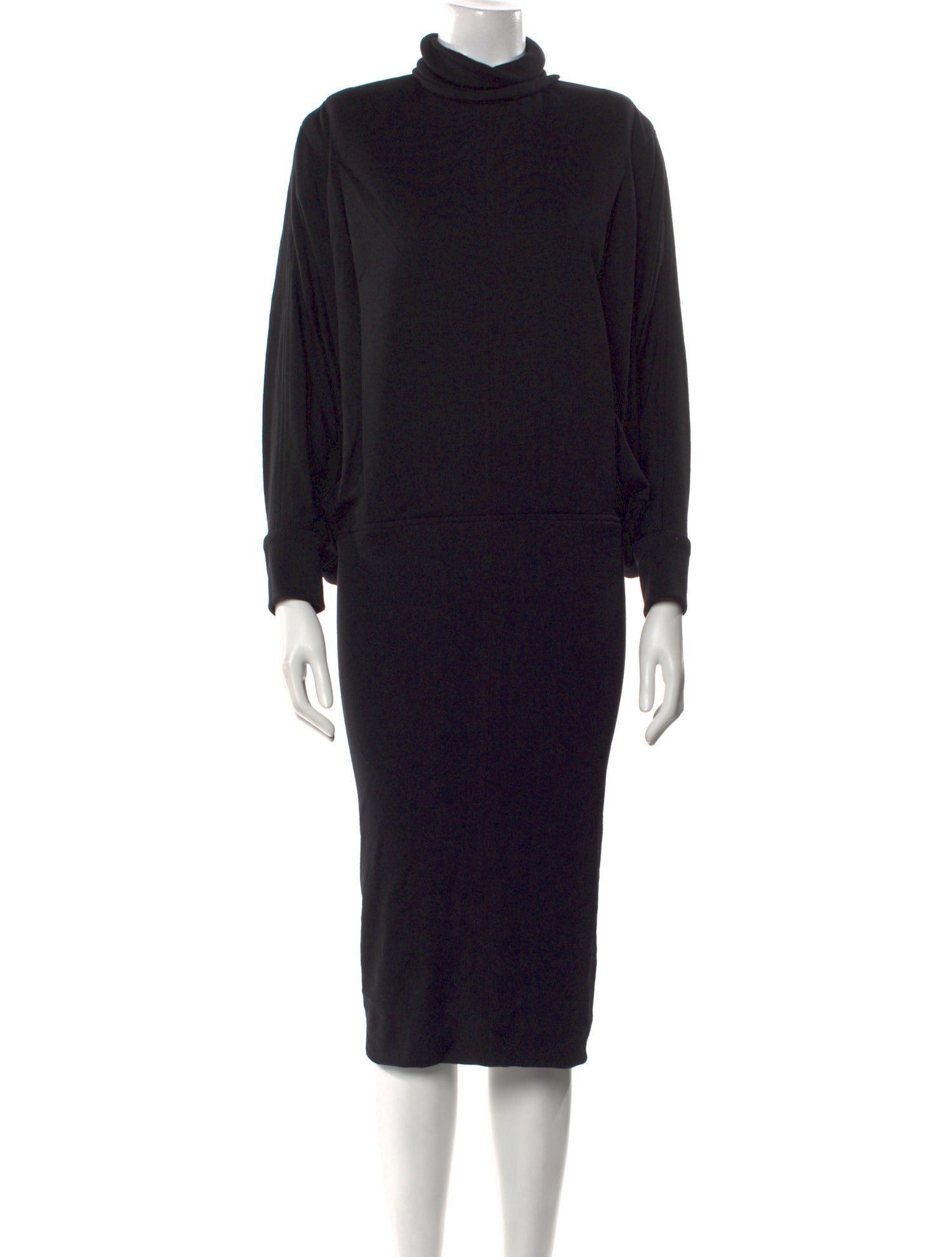 Saint Laurent Wool Midi Length Dress