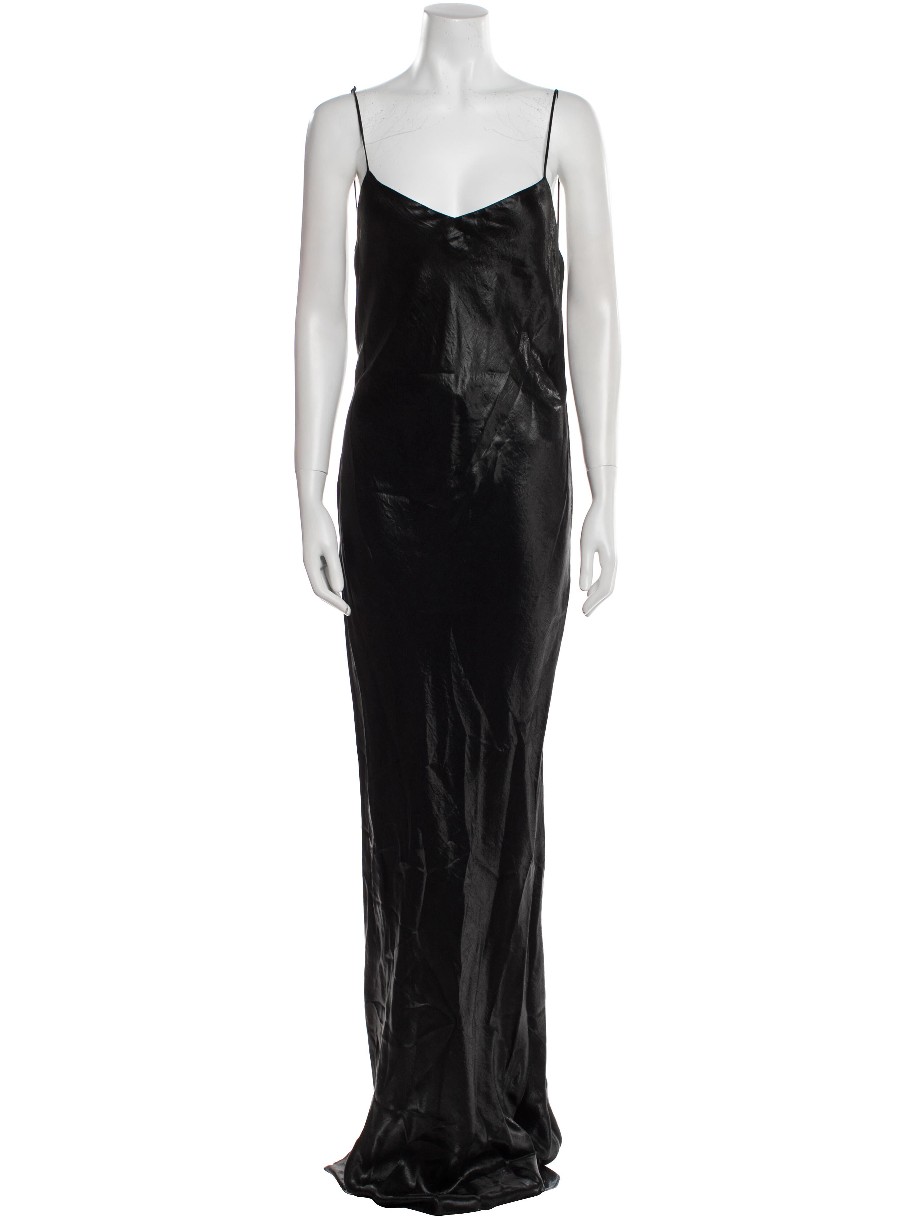 Saint Laurent V-Neck Long Dress