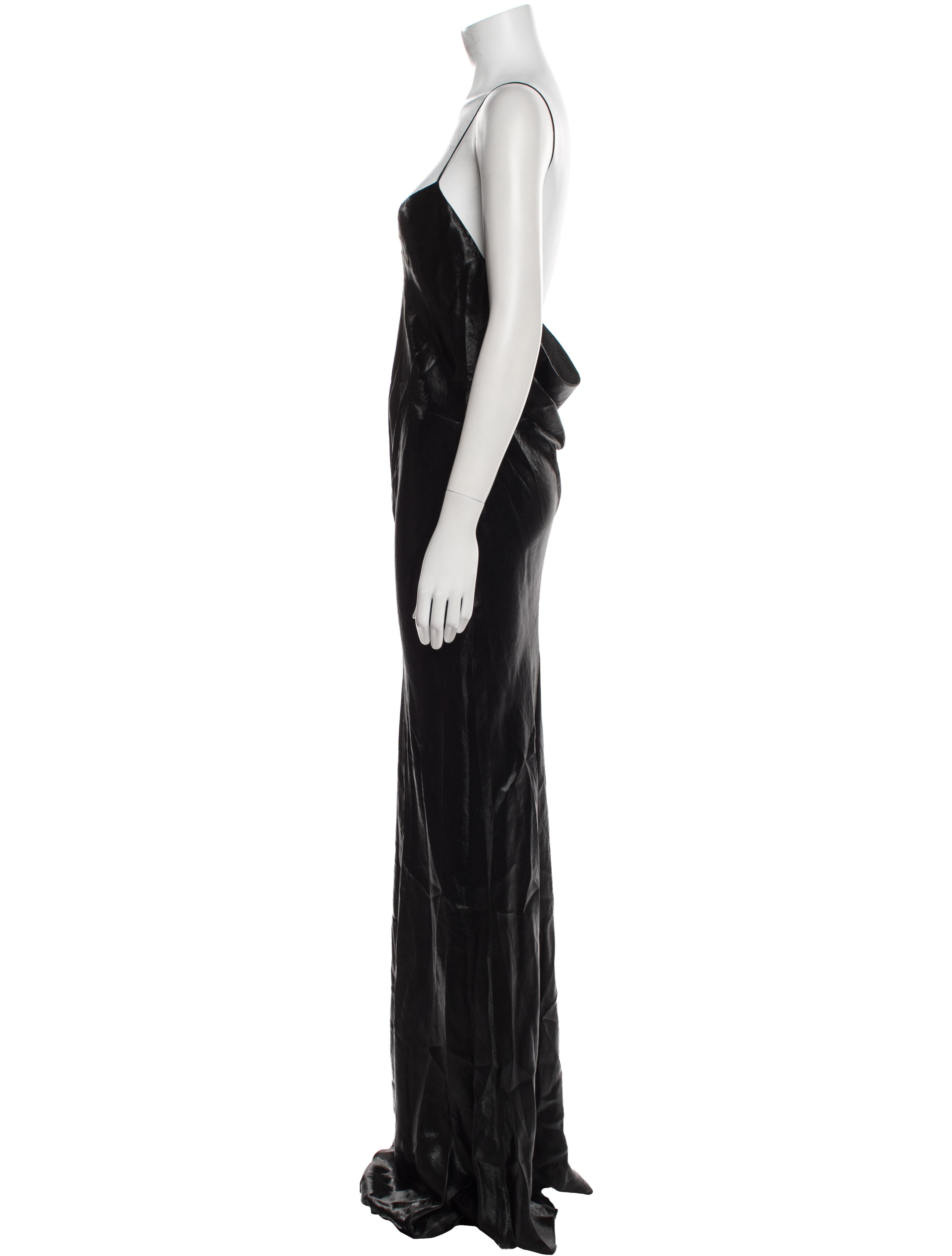 Saint Laurent V-Neck Long Dress