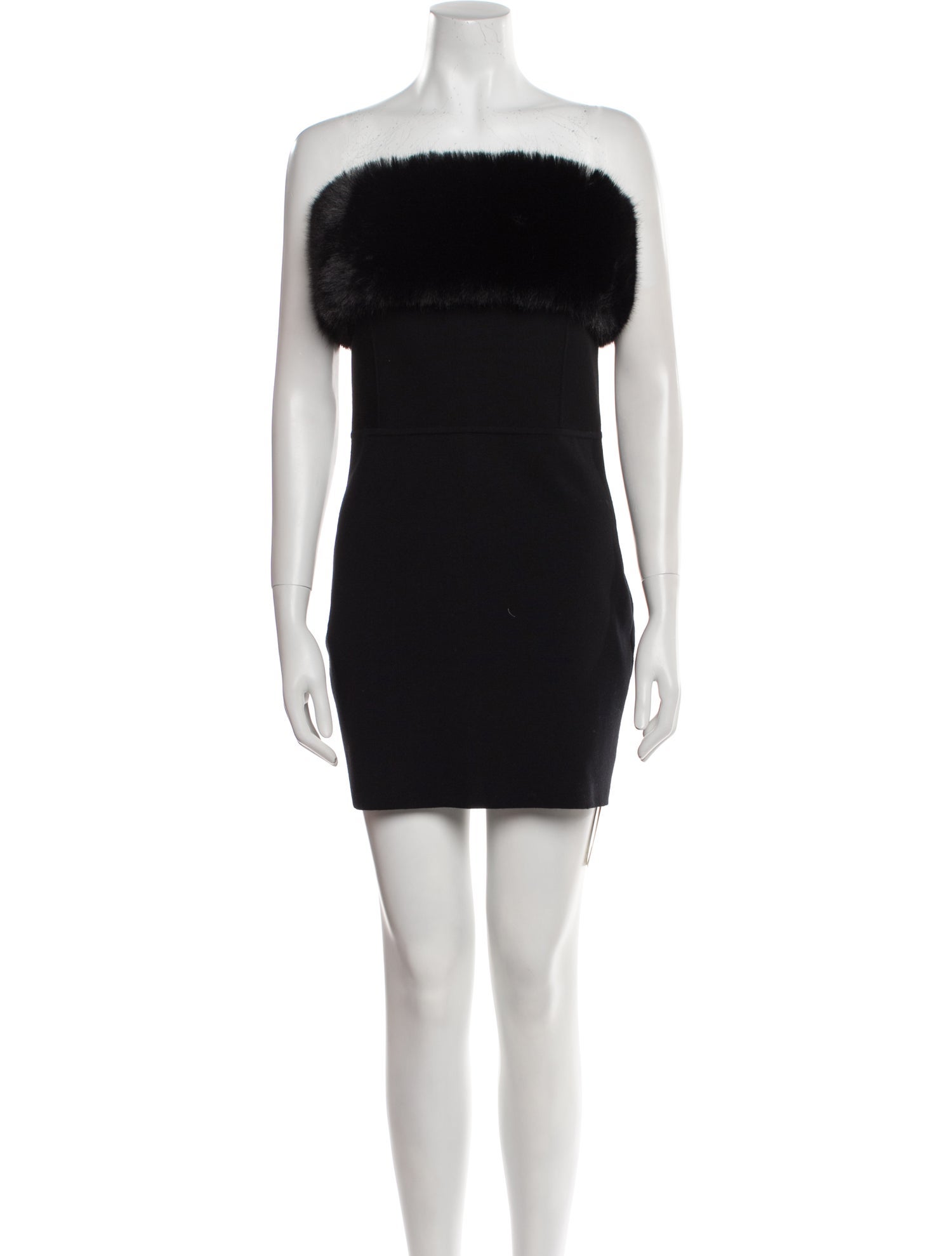 Saint Laurent Wool Mini Dress