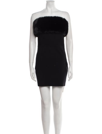 Saint Laurent Wool Mini Dress