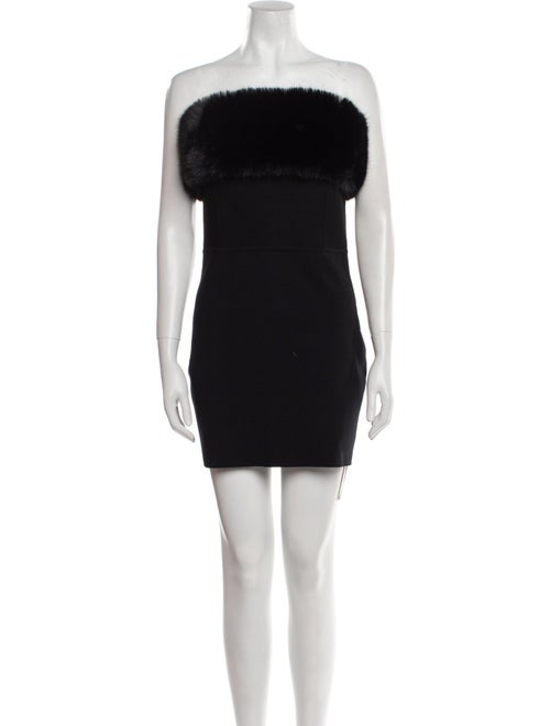 Saint Laurent Wool Mini Dress
