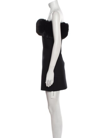 Saint Laurent Wool Mini Dress