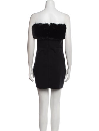 Saint Laurent Wool Mini Dress