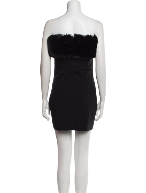 Saint Laurent Wool Mini Dress