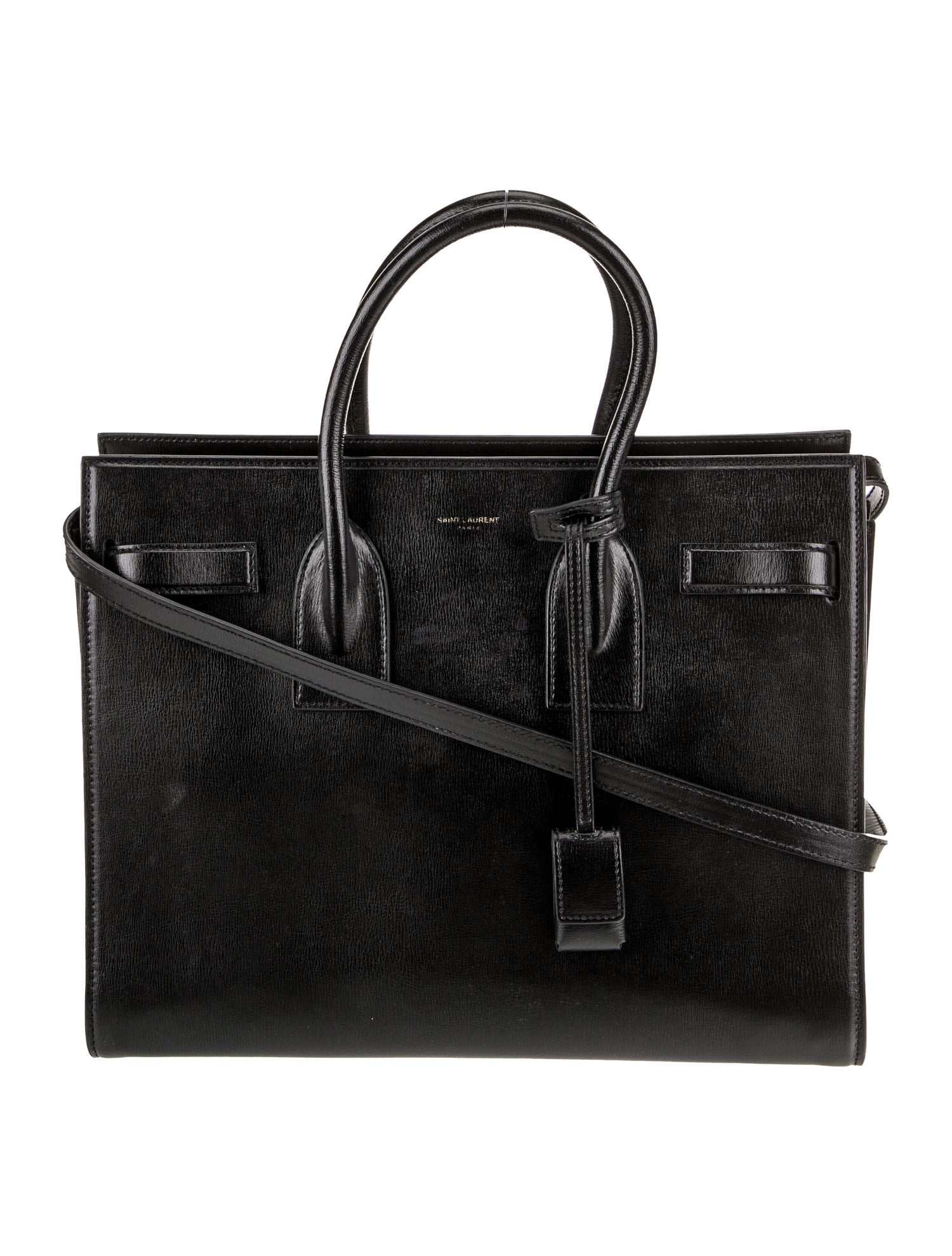 Saint Laurent Leather Sac De Jour