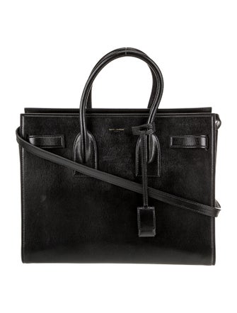Saint Laurent Leather Sac De Jour