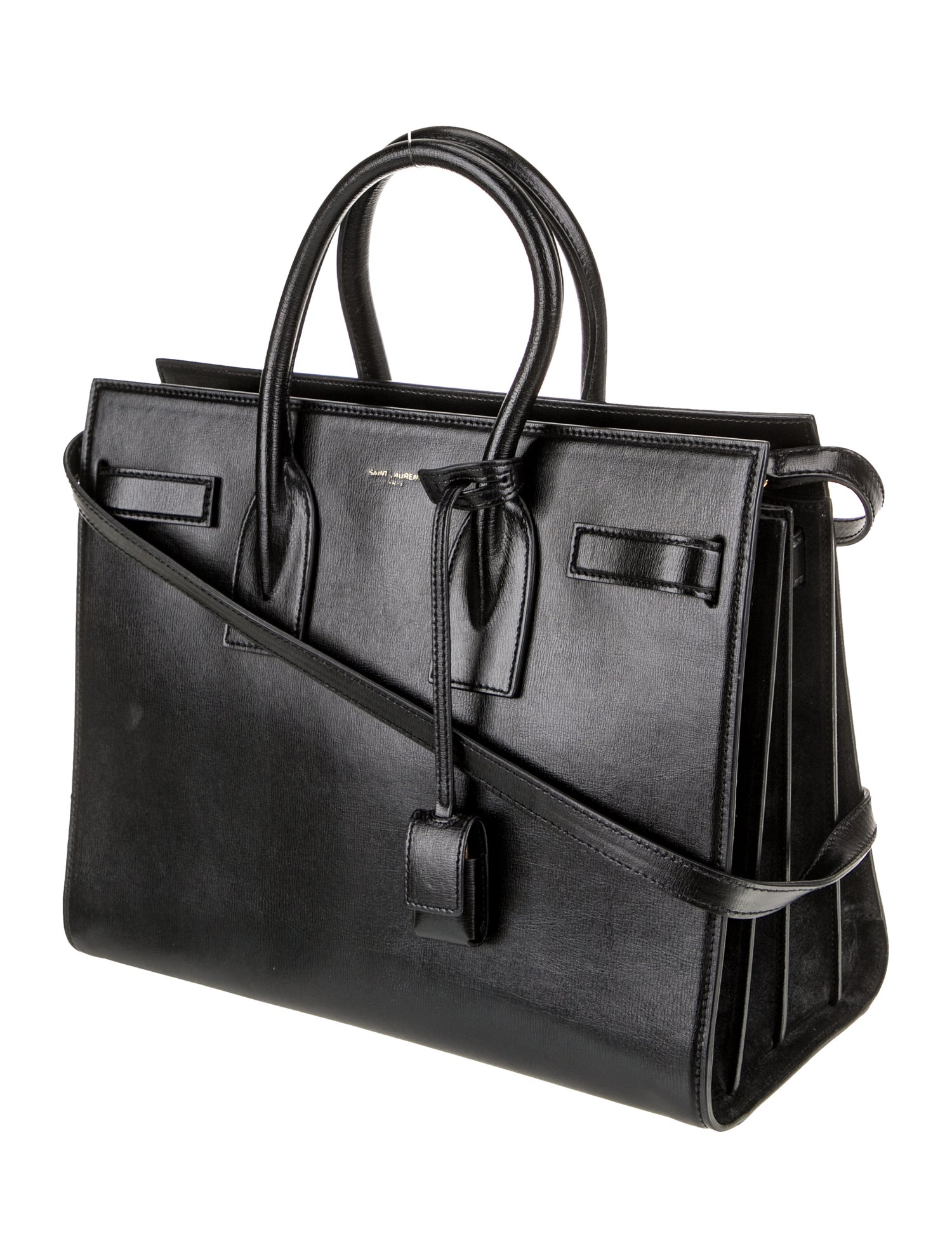 Saint Laurent Leather Sac De Jour