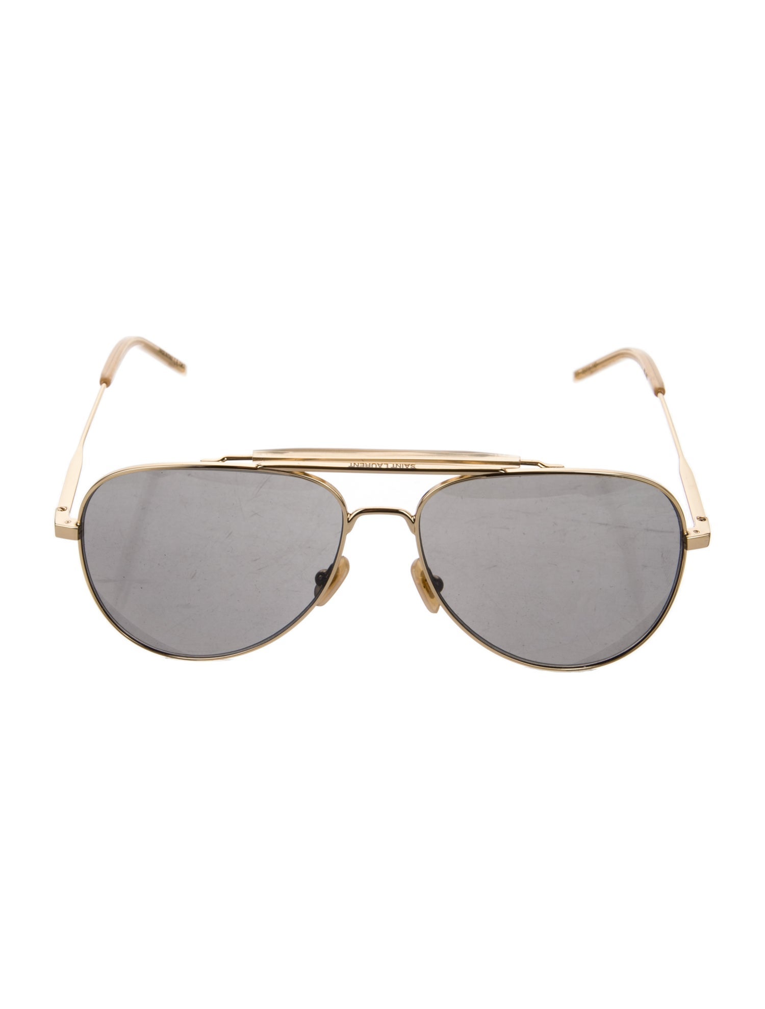 Saint Laurent Aviator Tinted Sunglasses