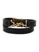 Saint Laurent Patent Leather Wrap Bracelet