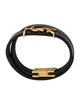 Saint Laurent Patent Leather Wrap Bracelet