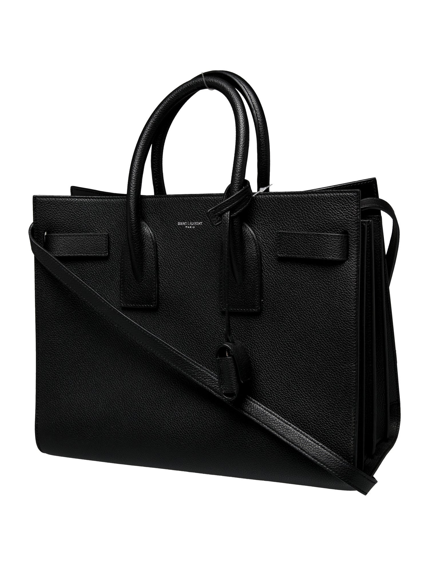 Saint Laurent Leather Sac De Jour Small