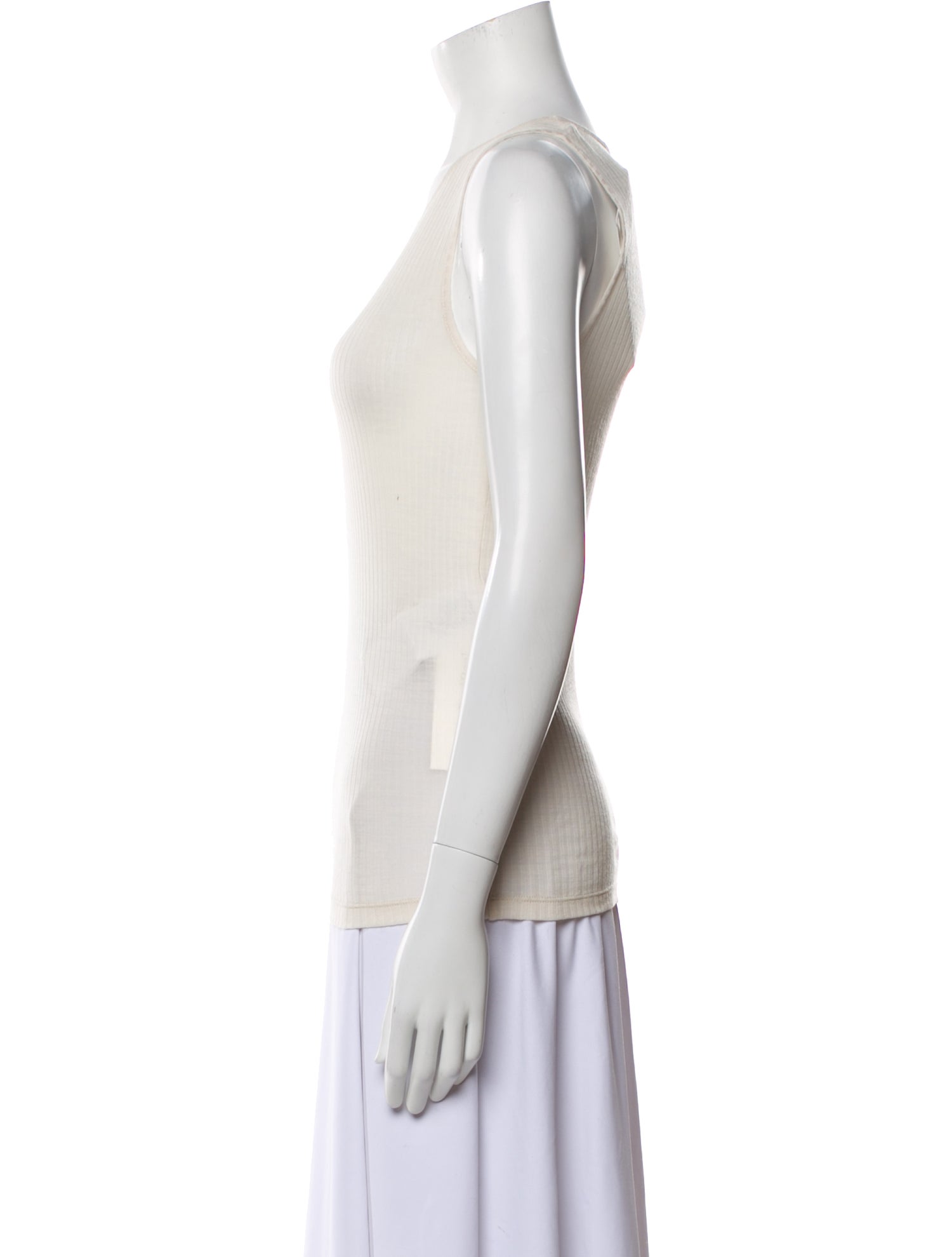 Saint Laurent Wool Scoop Neck Top w/ Tags