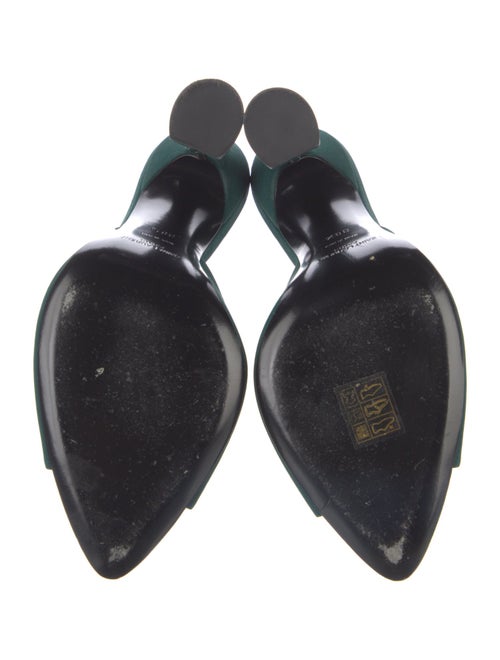 Saint Laurent Satin Mules