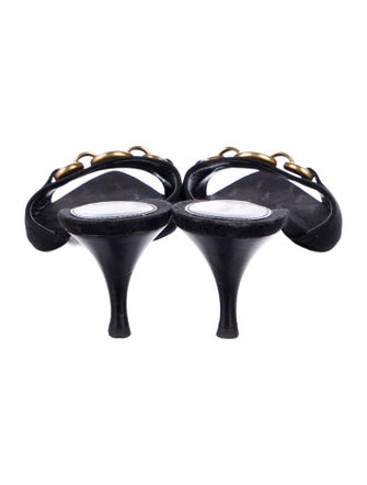 Saint Laurent Canvas Slides