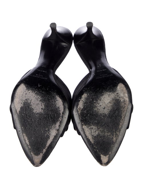 Saint Laurent Canvas Slides