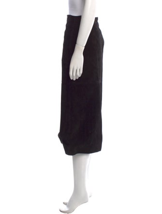 Saint Laurent Wool Midi Length Skirt