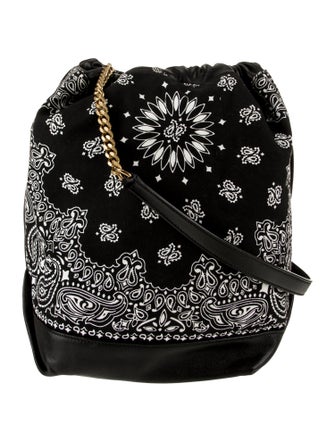 Saint Laurent Canvas Bucket Bag